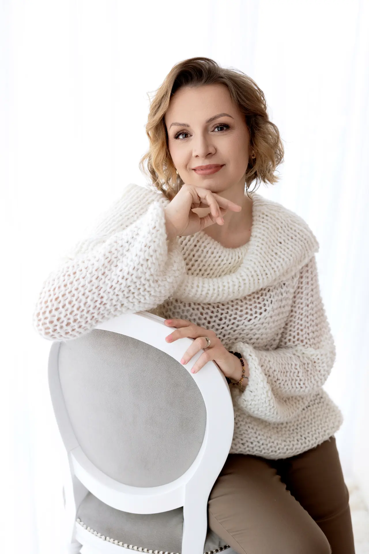 Elżbieta Miękisz w gabinecie